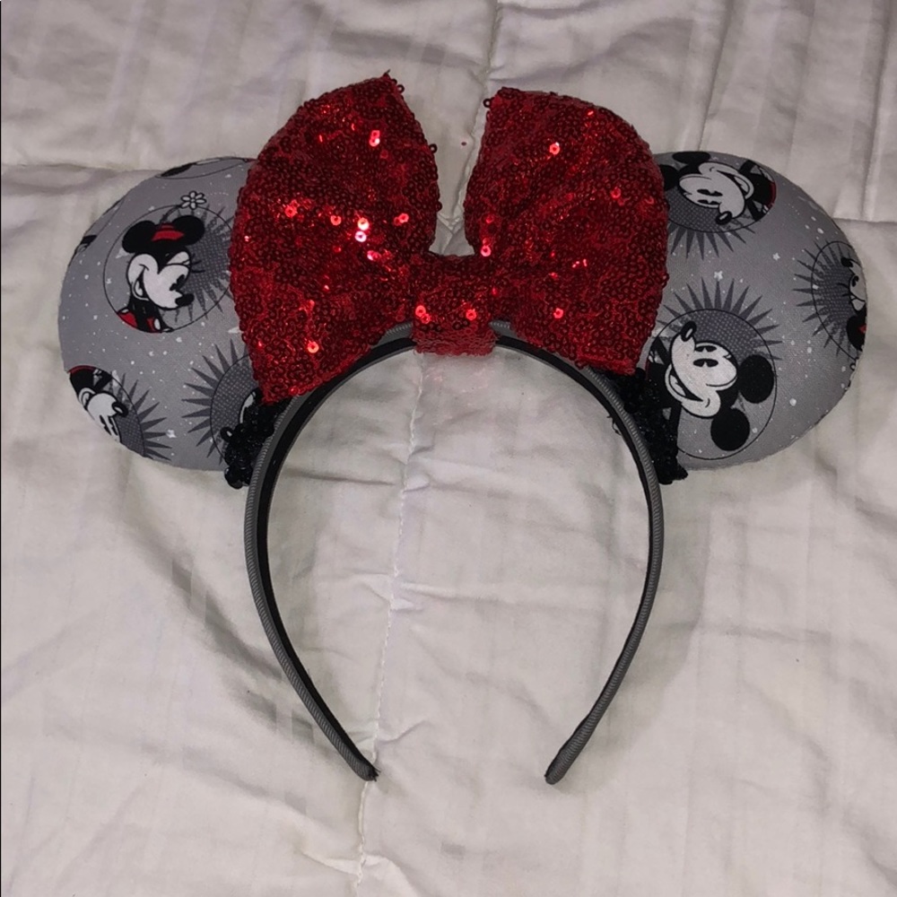 Mickey and Minnie fabric Ears